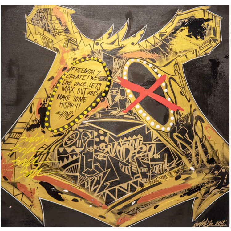 Freedom to Create Gold by King Saladeen