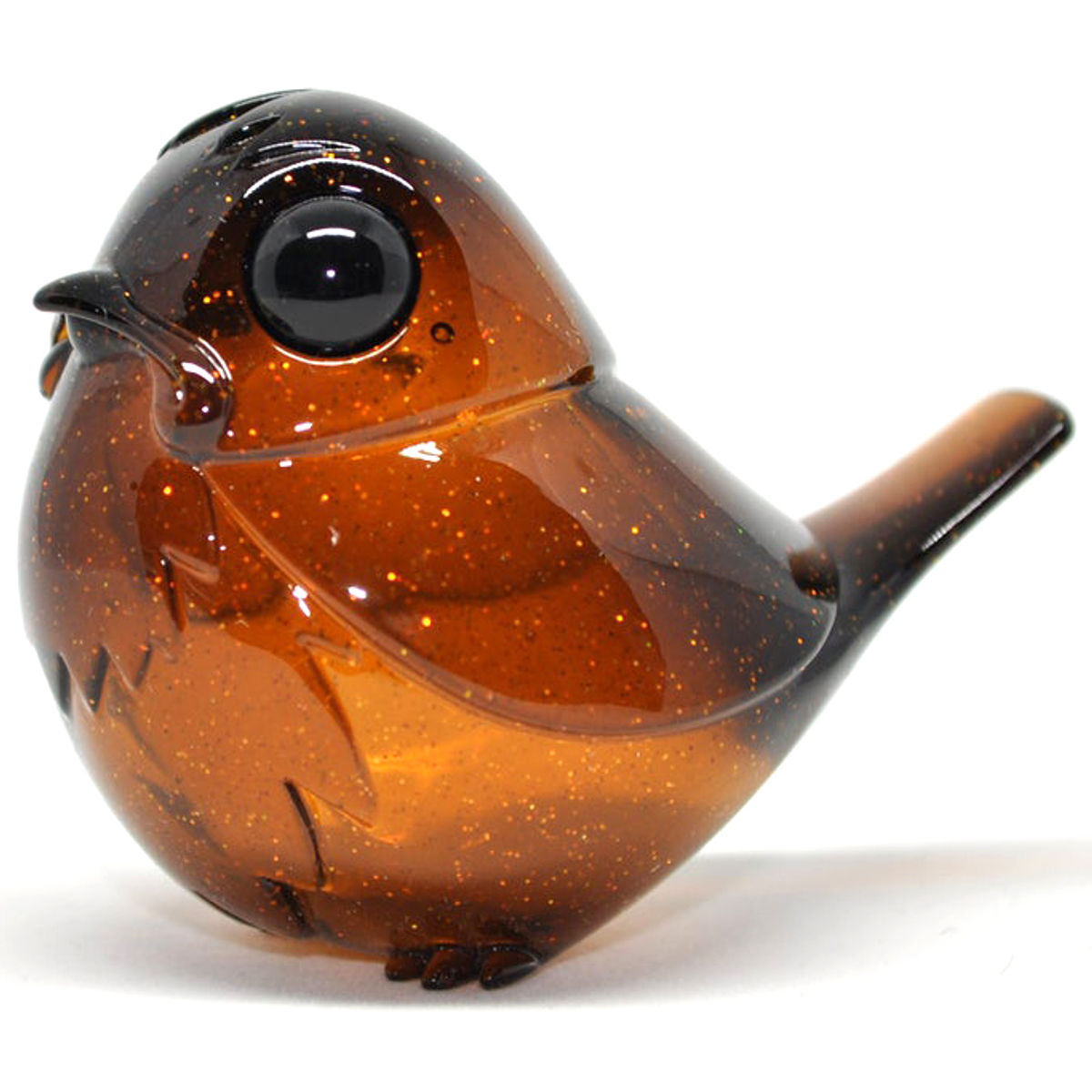 Young Robin Sofauxbi Resin Collectible Beer bottle brown Sparkle