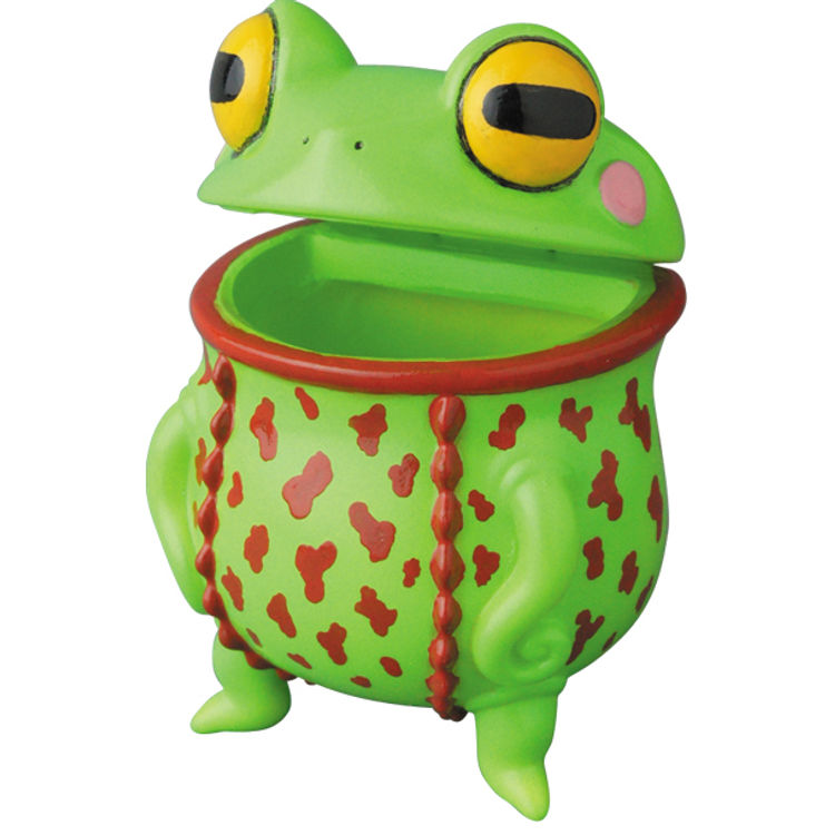 Green Chibi Utsubo Frog by Scartula