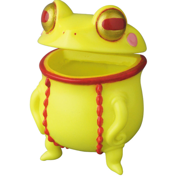 Yellow Chibi Utsubo Frog by Scartula