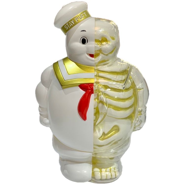White Gold Marshmallow Man X-Ray by Secret Base