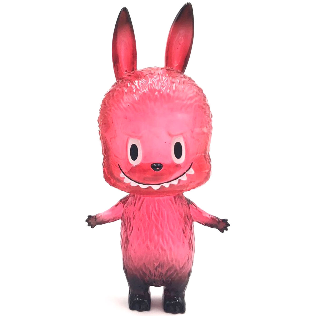 Clear Red Labubu Little Monster