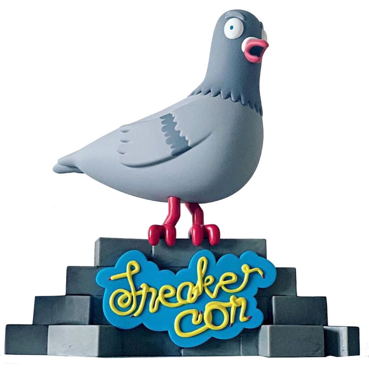Grey Staple Pigeons (SneakerCon '19) by Staple Design (Jeff Staple)