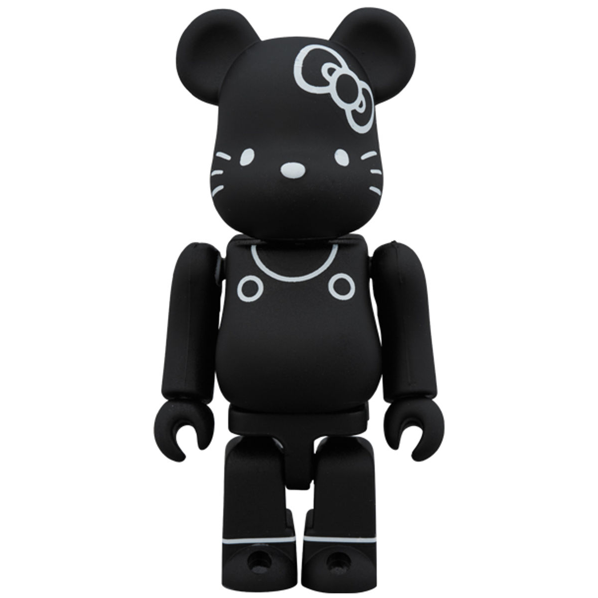 100% + 400% 45th Anniversary Black Hello Kitty Be@rbrick (Set)