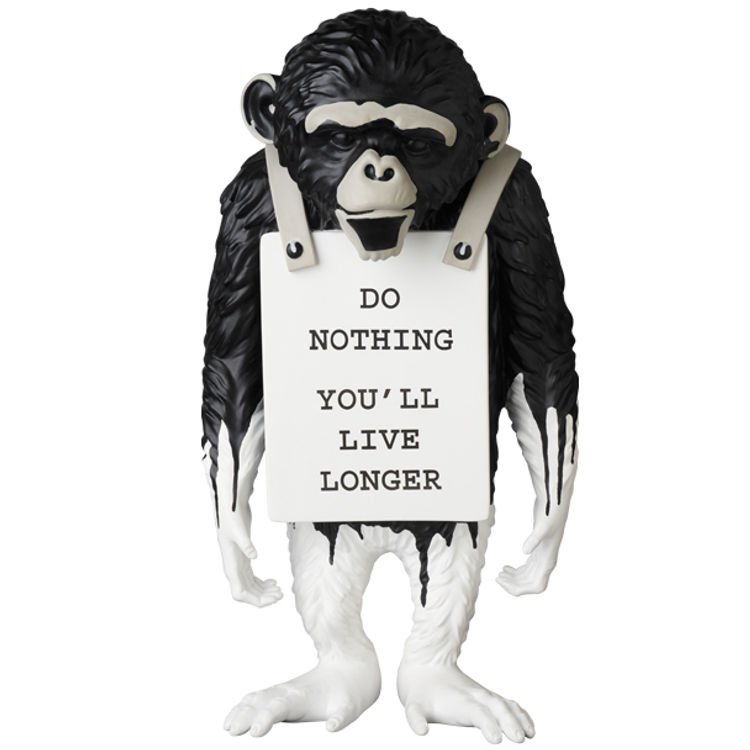 Drip Monkey Sign by Banksy (Brandalised)