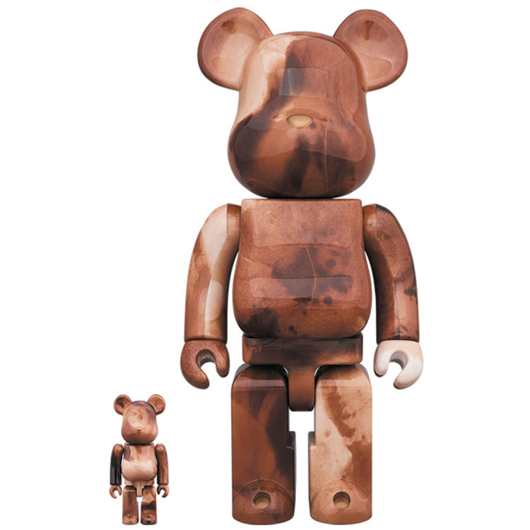 100% + 400% Water Print Be@rbrick by Pushead (Brian Schroeder)