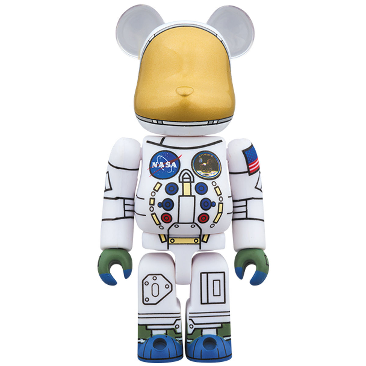 100% + 400% Apollo 11 Astronaut : 50th Anniversary Be@rbrick