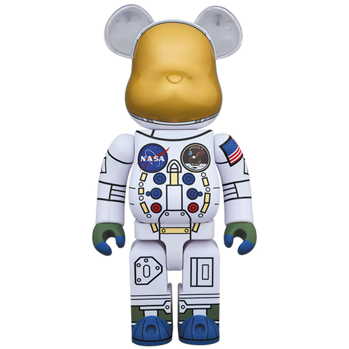 100% + 400% Apollo 11 Astronaut : 50th Anniversary Be@rbrick