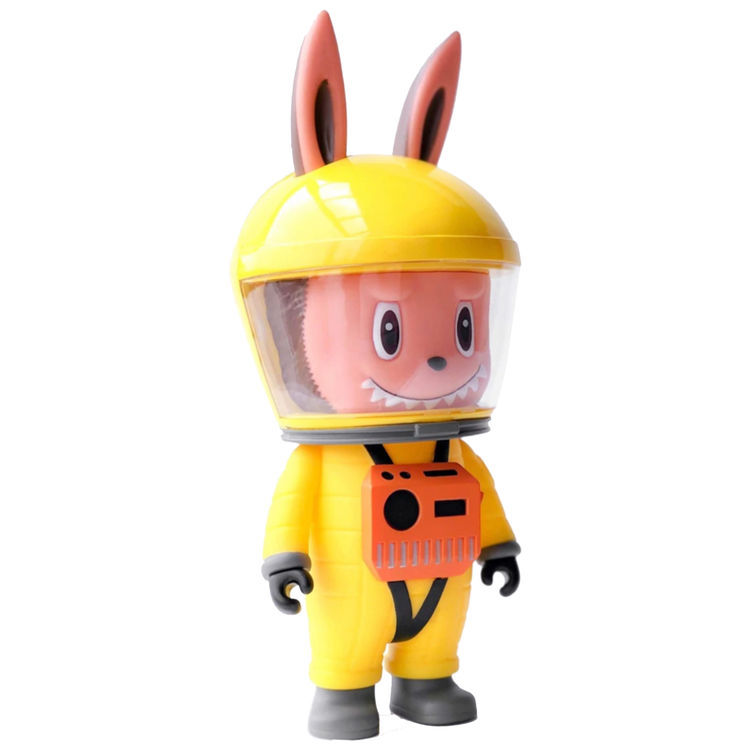 Yellow Labubu Astronaut by Kasing Lung