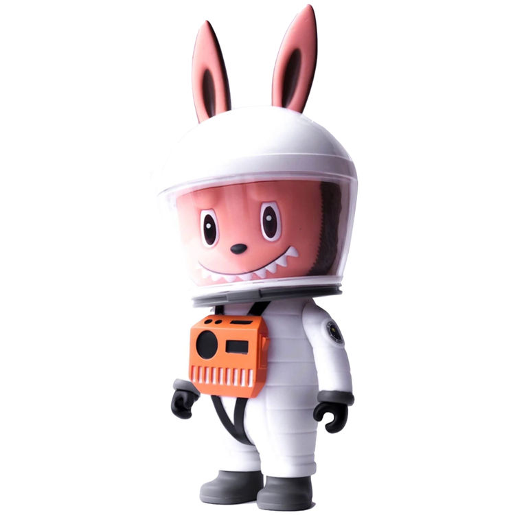 White Labubu Astronaut by Kasing Lung