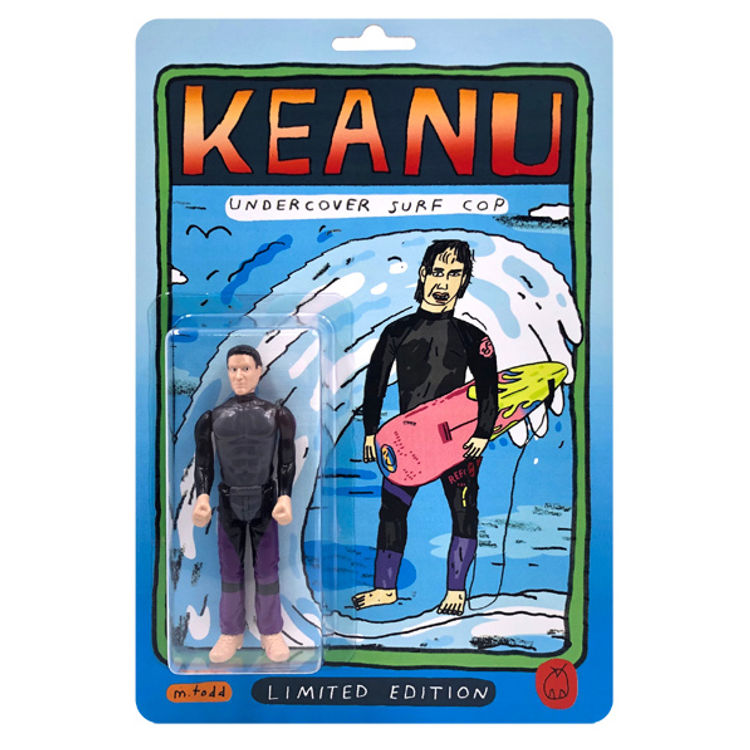 Undercover Surf Cop Keanu by Mark Todd