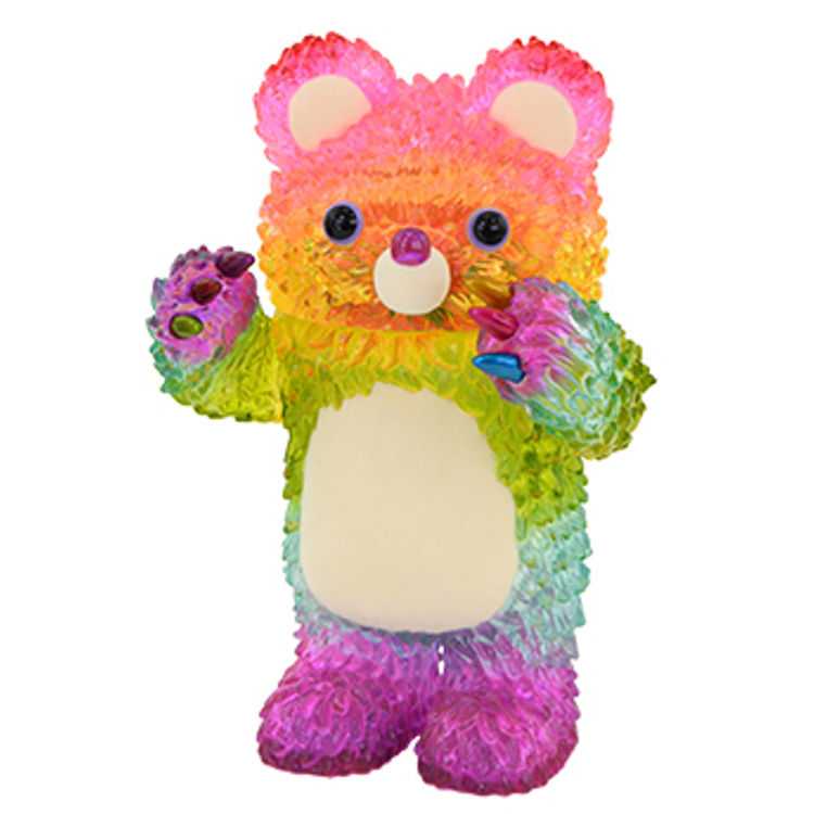 Clear Rainbow Mini Muckey (12th Color) by Instinctoy (Hiroto Ohkubo)