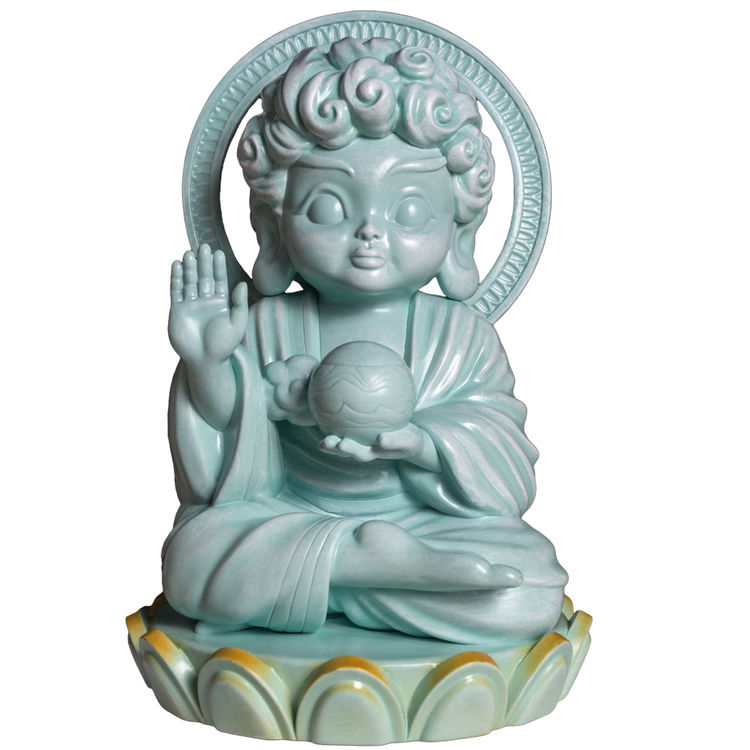 Celadon Hambuddha by Tik Ka from East