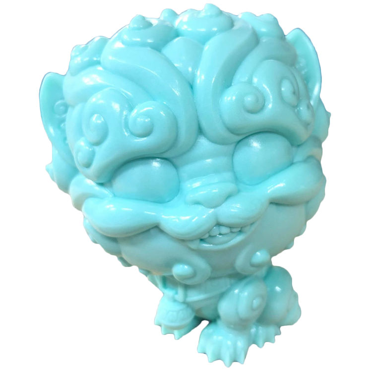 Turquoise ShiShi Tiny Guardian (SDCC '19) by Klim Kozinevich
