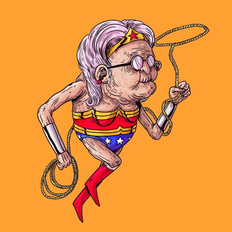 Old Wonder Woman by Alex Solis