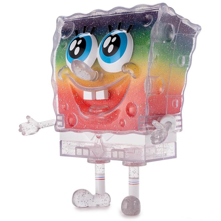 8" Rainbow Glitter 20th Anniversary Spongebob by Stephen Hillenburg