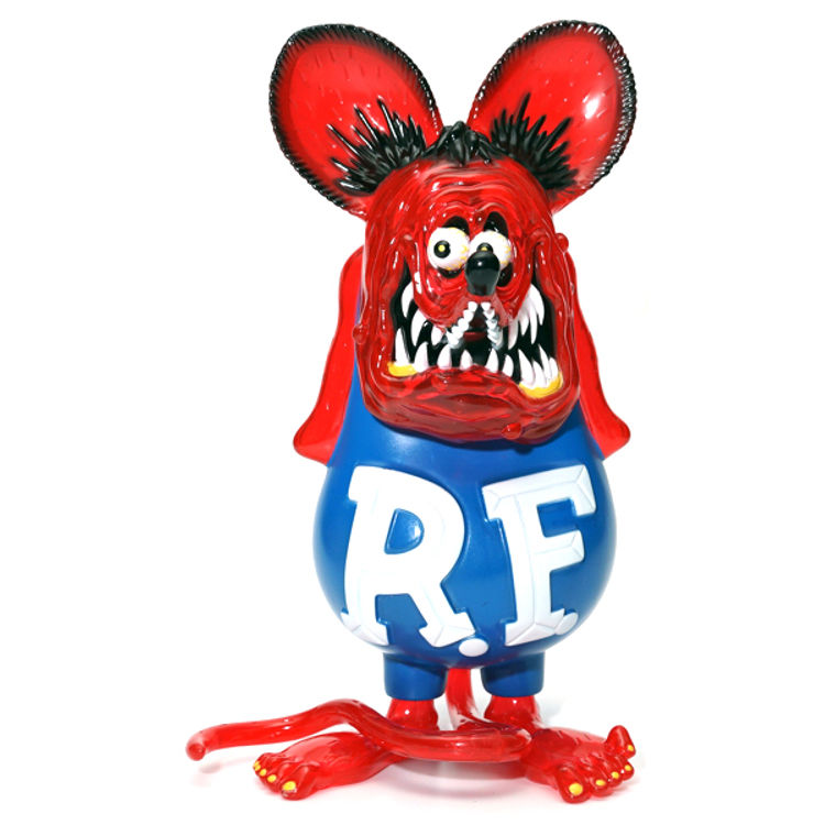 Clear Red Rat Fink by Ed 'Big Daddy' Roth