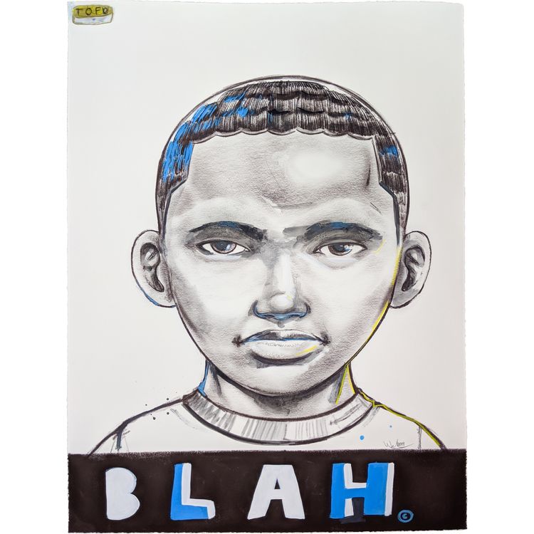 No ID (Blah) by Hebru Brantley