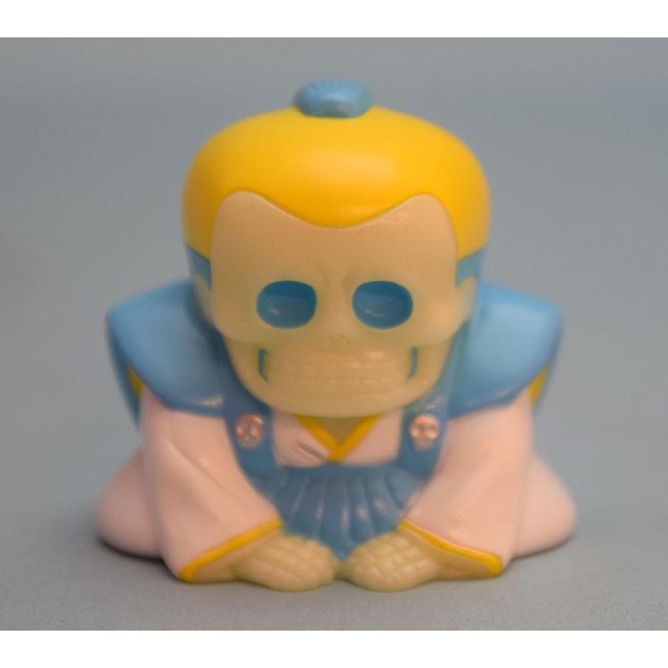 Gaikotsu Shoukai Honesuke ( Glow in The Dark / light blue / hair / yellow) by Skull Toys (Takeuchi Yu)