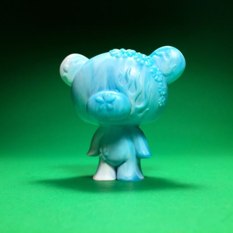 Junko Bear - Blue by Scott Wilkowski