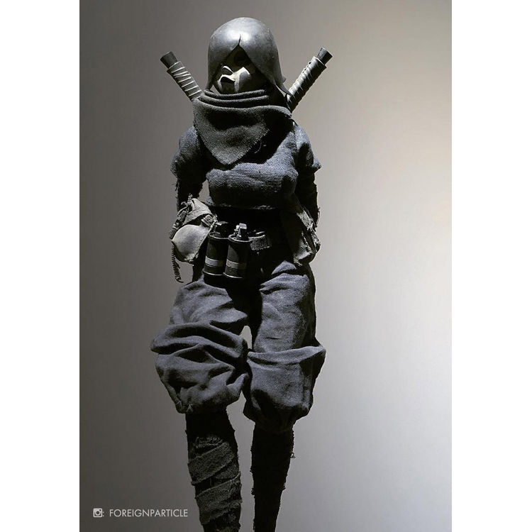 Underverse Deathmask Ninja by Ashley Wood