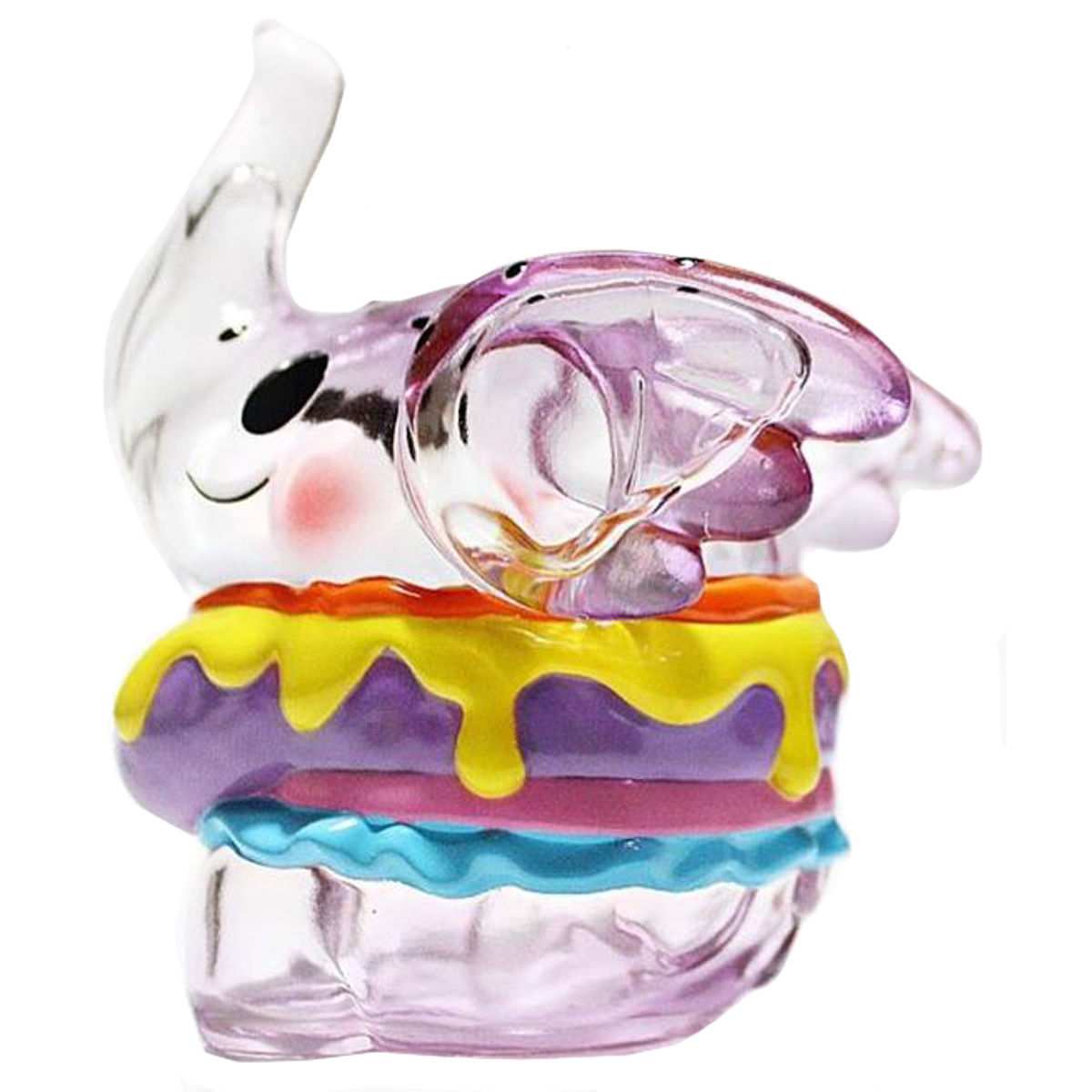 Burger Elfie Purple Clear Pattie (Solid Center)