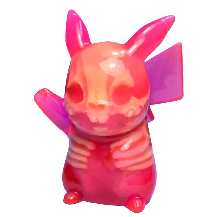 Pink Glow Infectachu by Scott Wilkowski