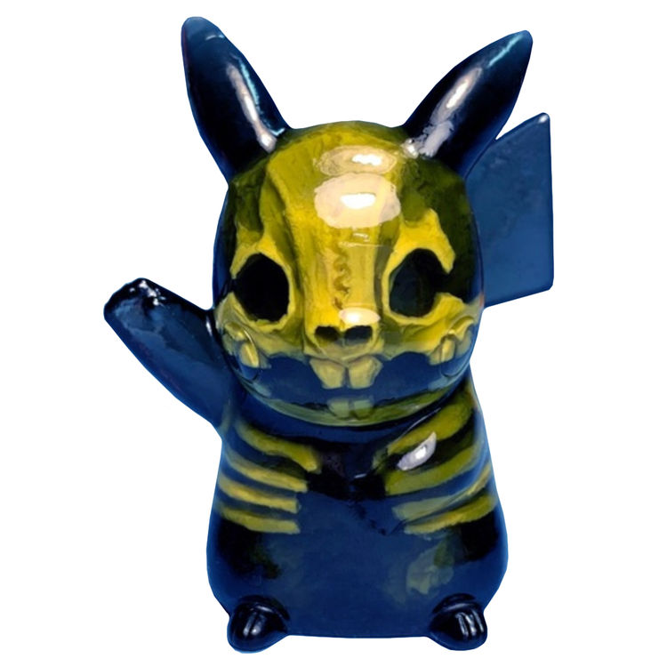 Yellow & Black Infectachu by Scott Wilkowski