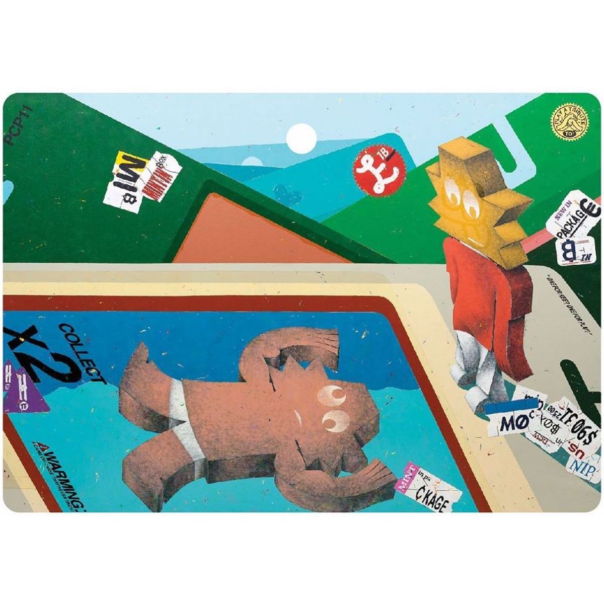 Package with Two Figures