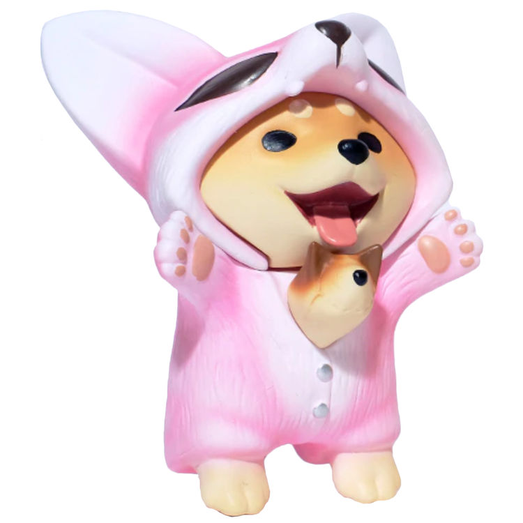 Pink Baby Dou Dou by Dog Together Studio