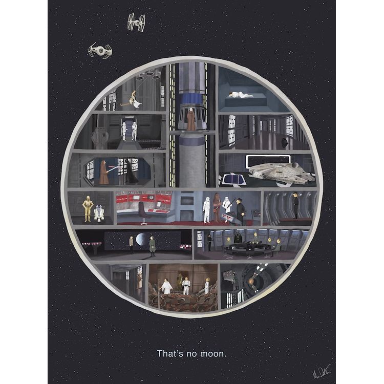 That's no moon by Max Dalton