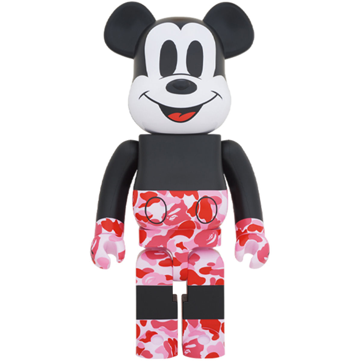 1000% Pink Camo Mickey the True Original Be@rbrick