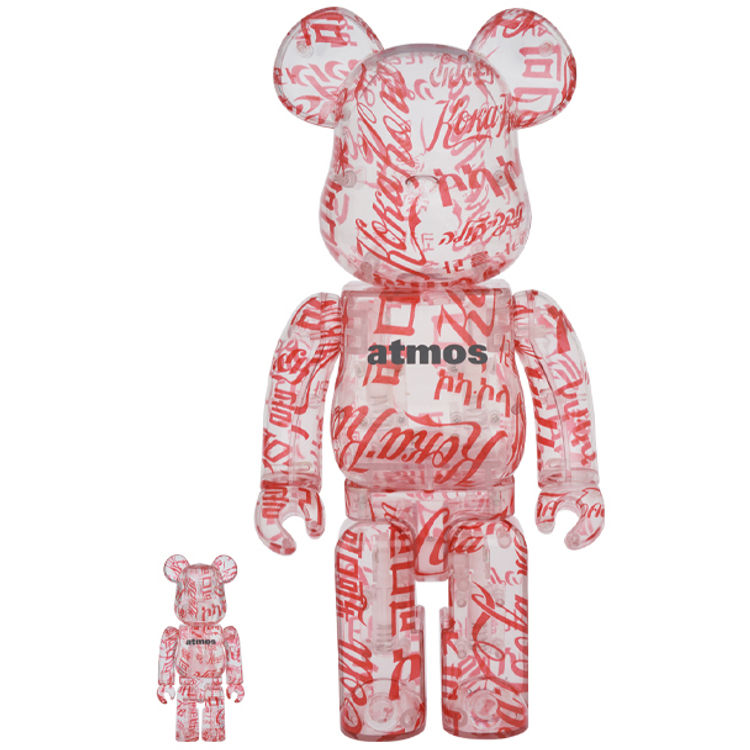 100% + 400% Atmos x Coca-Cola Clear Be@rbrick (Set) by Atmos