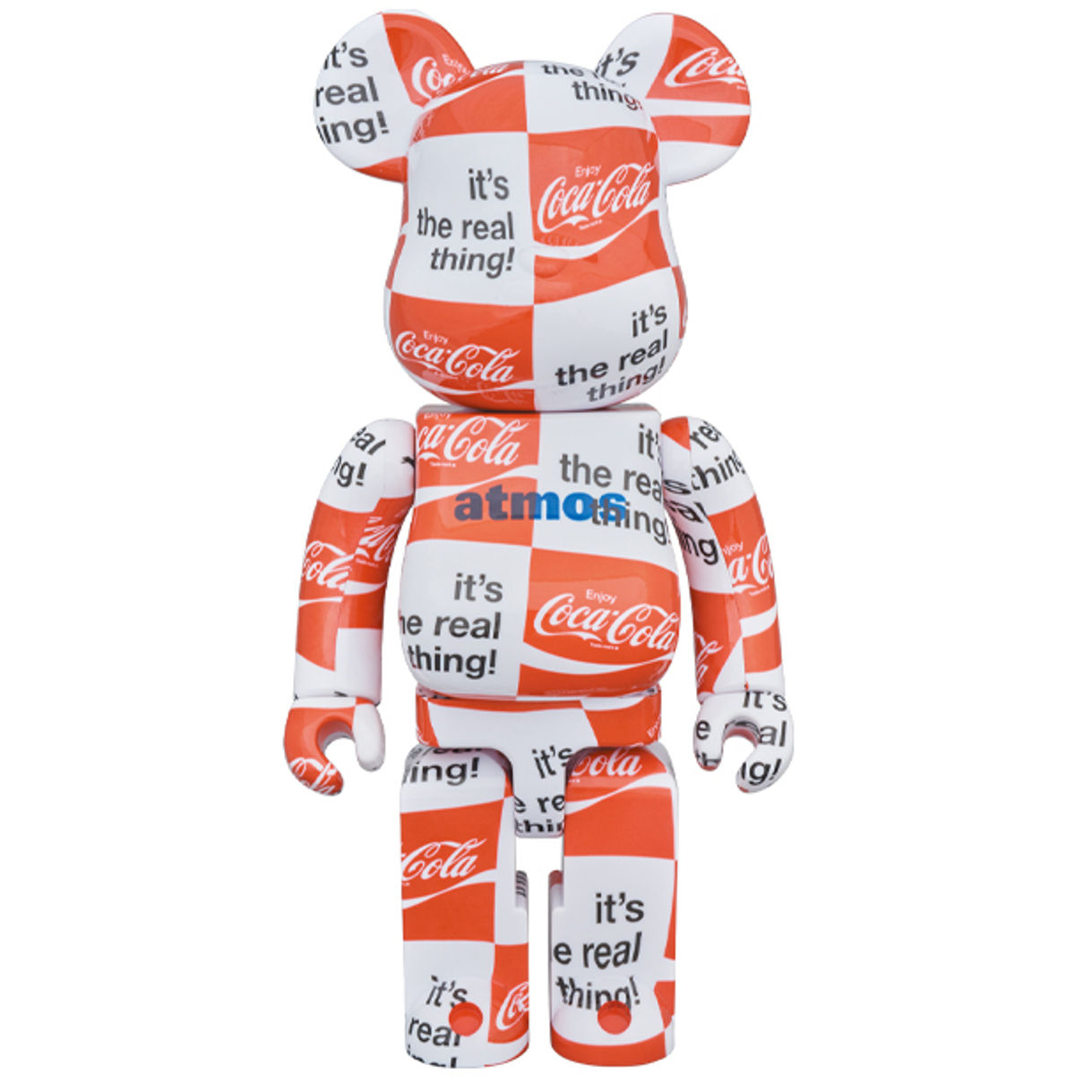 100% + 400% Atmos x Checkboard Coca-Cola Be@rbrick (Set)