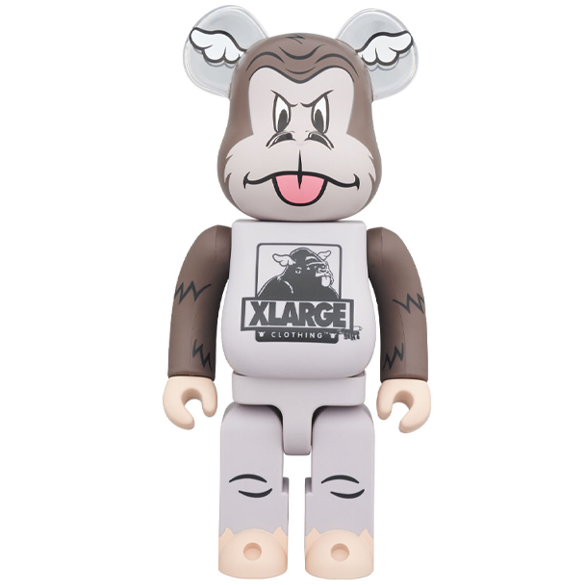 100% + 400% XLarge x D*Face Brown Be@rbrick (Set)