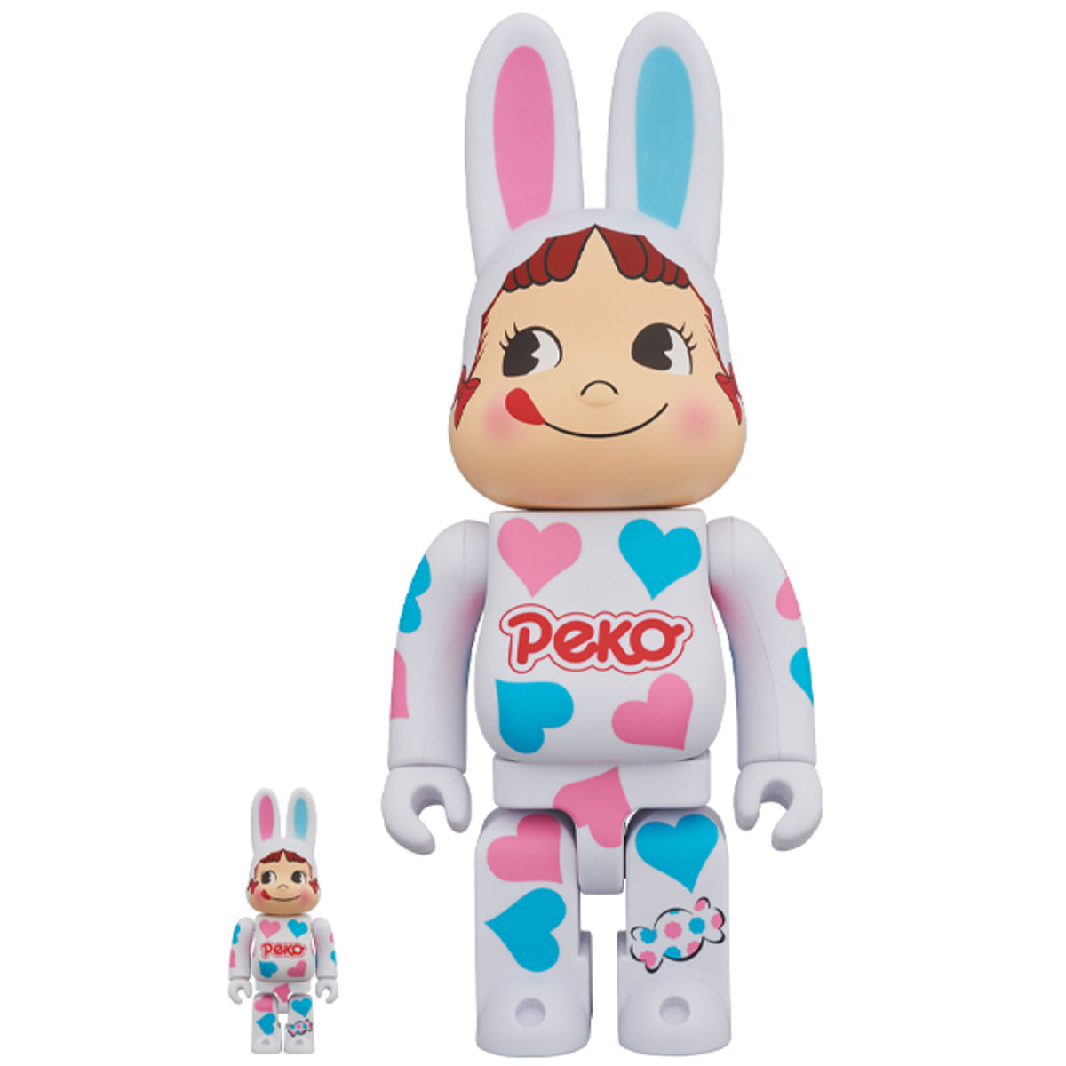 100% + 400% - Milky Peco-chan Heart R@bbrick