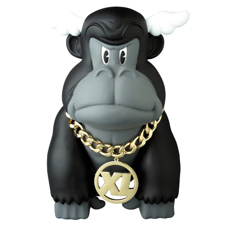 Black X-Large x D*Face Ape by D*Face (Dean Stockton)