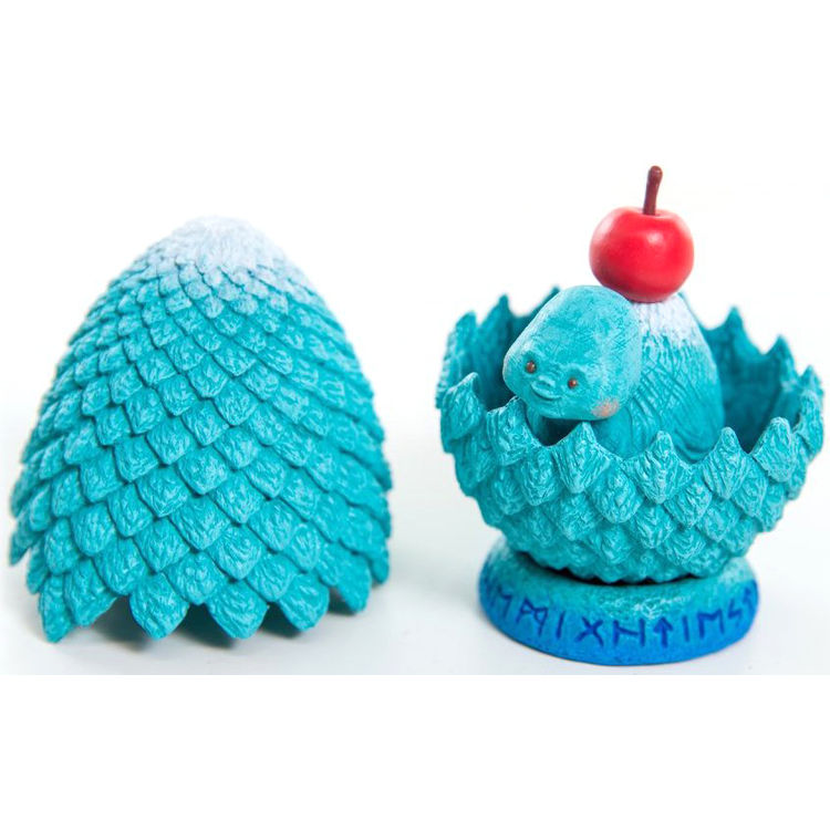 Blue Fuji Mountain Dragon Egg Bao by Gray Island Studio