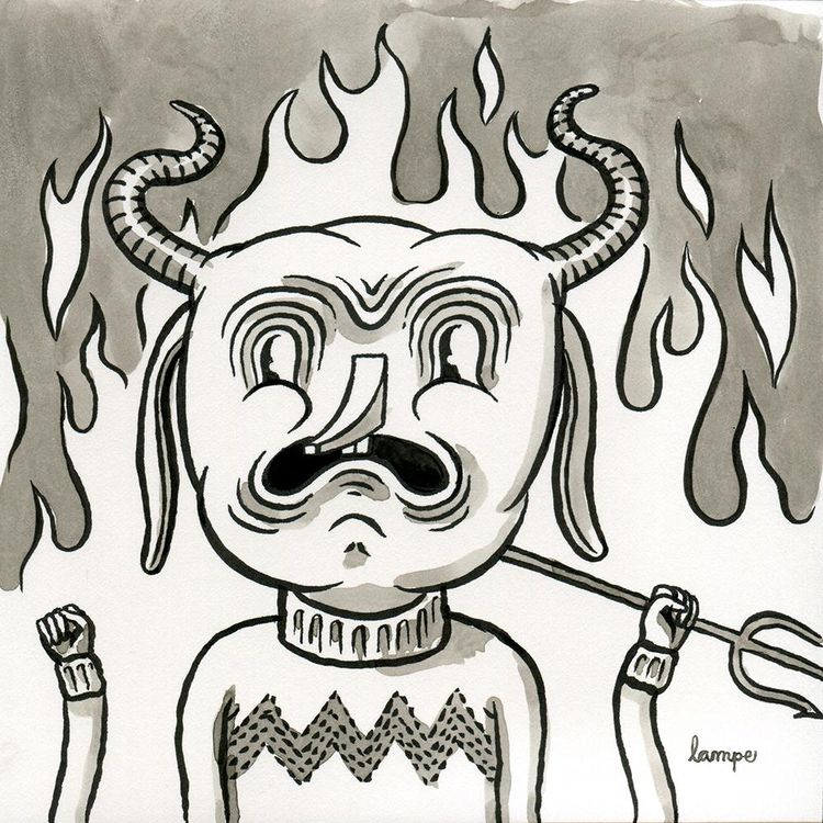 Devil Sweater by Travis Lampe