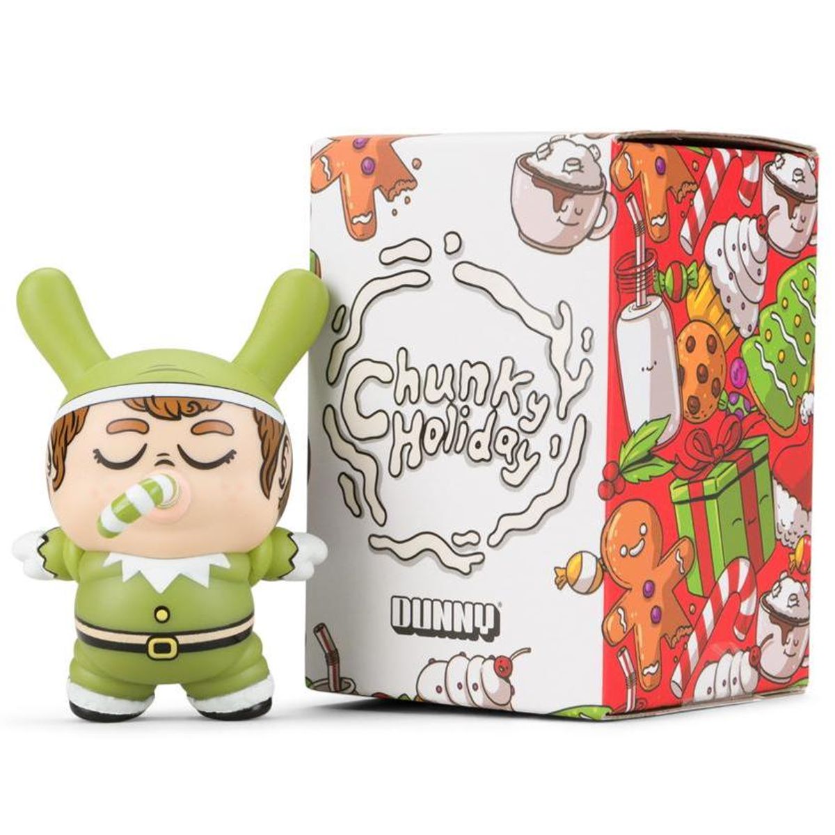 Elf Chunky Holiday Dunny 2019 (Kidrobot Exclusive)