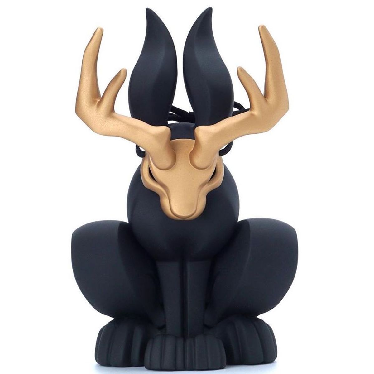 Matte Black & Gold Jackalope (DCon '19)
