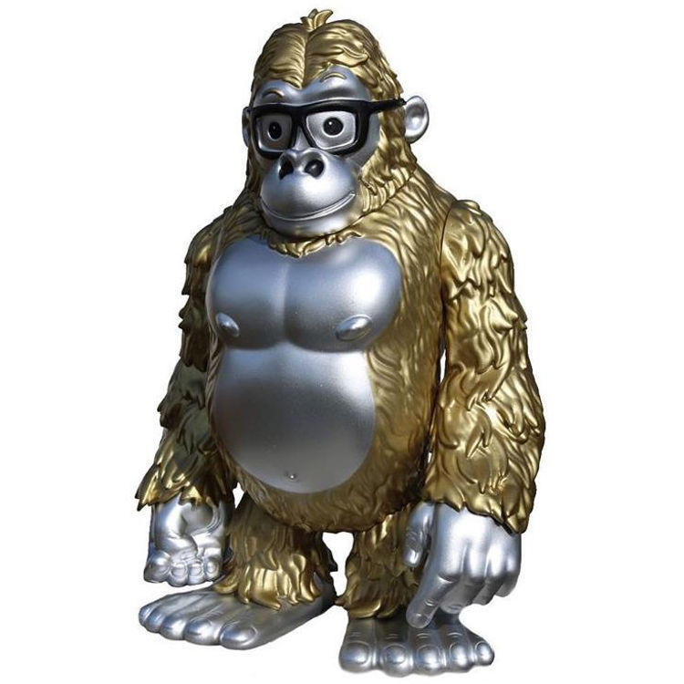 Gold & Silver GoGORILLA (Dcon '19) by James Groman