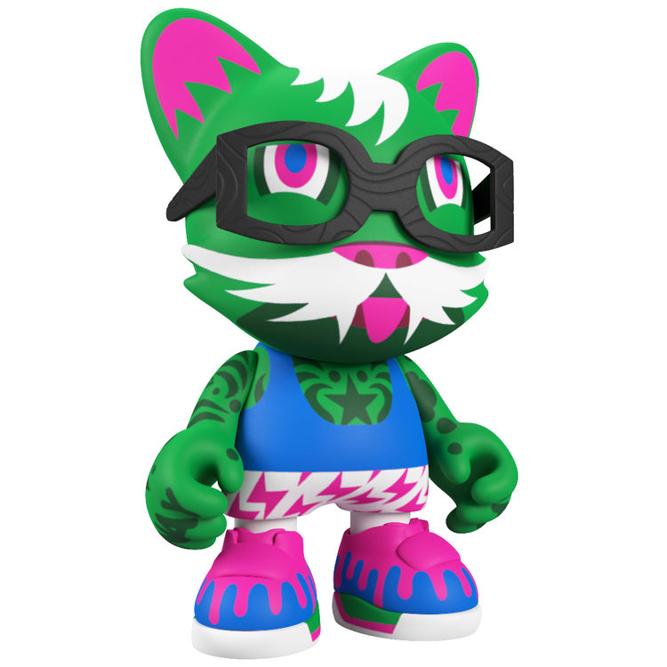 Grrrrreen Tygrr (SUPERFAM SPECIAL EDITION) by Pete Fowler