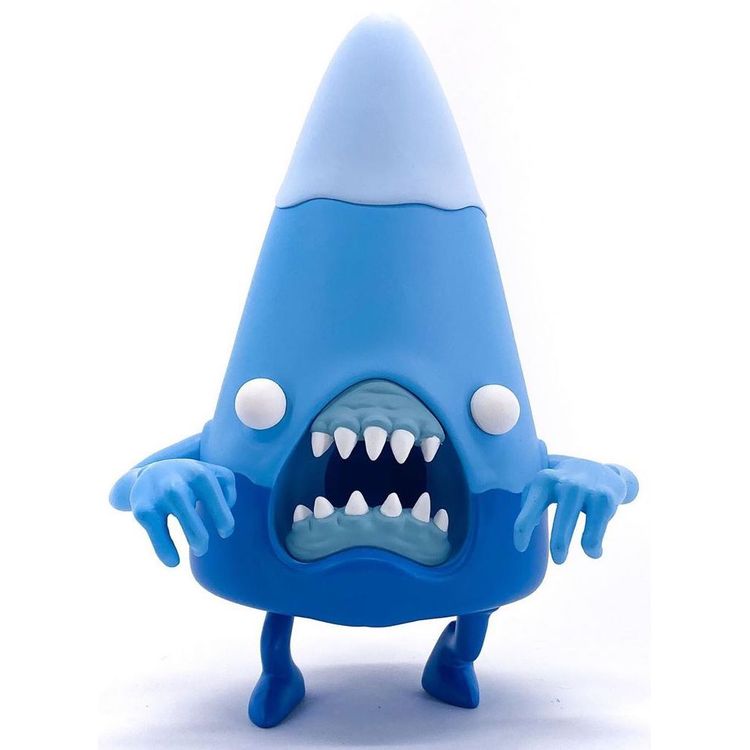 Giant Shark Candy Cornelius by Alex Pardee