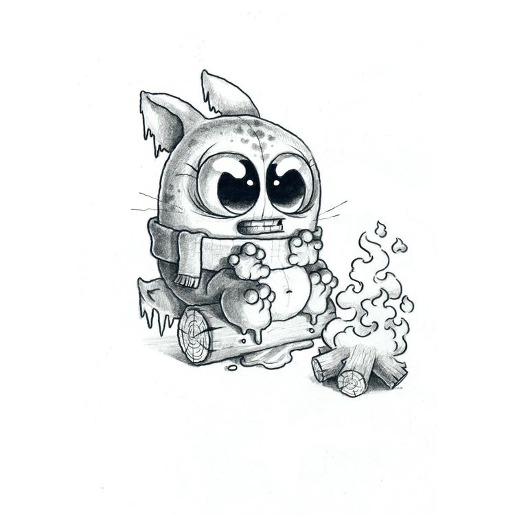 Original Drawing #1028 by Chris Ryniak