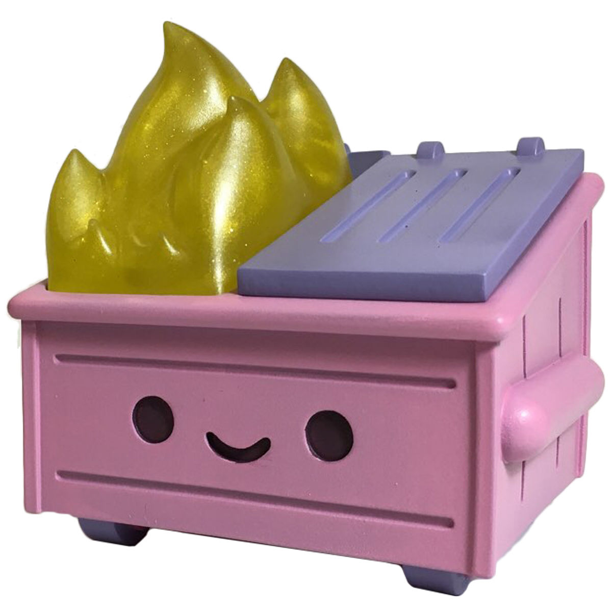 Pink Glitter Flame Dumpster Fire (DCon '19)