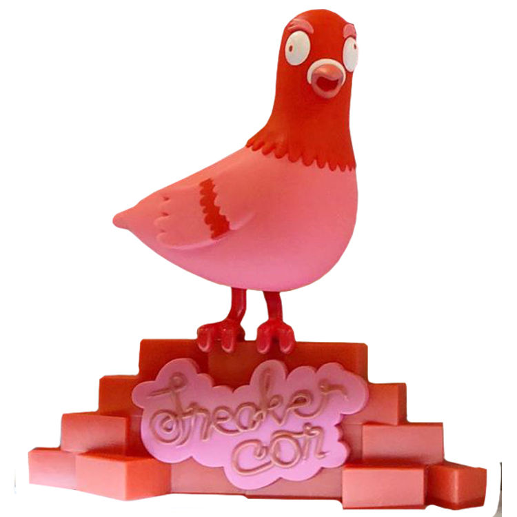 Red Staple Pigeons (SneakerCon '19) by Staple Design (Jeff Staple)