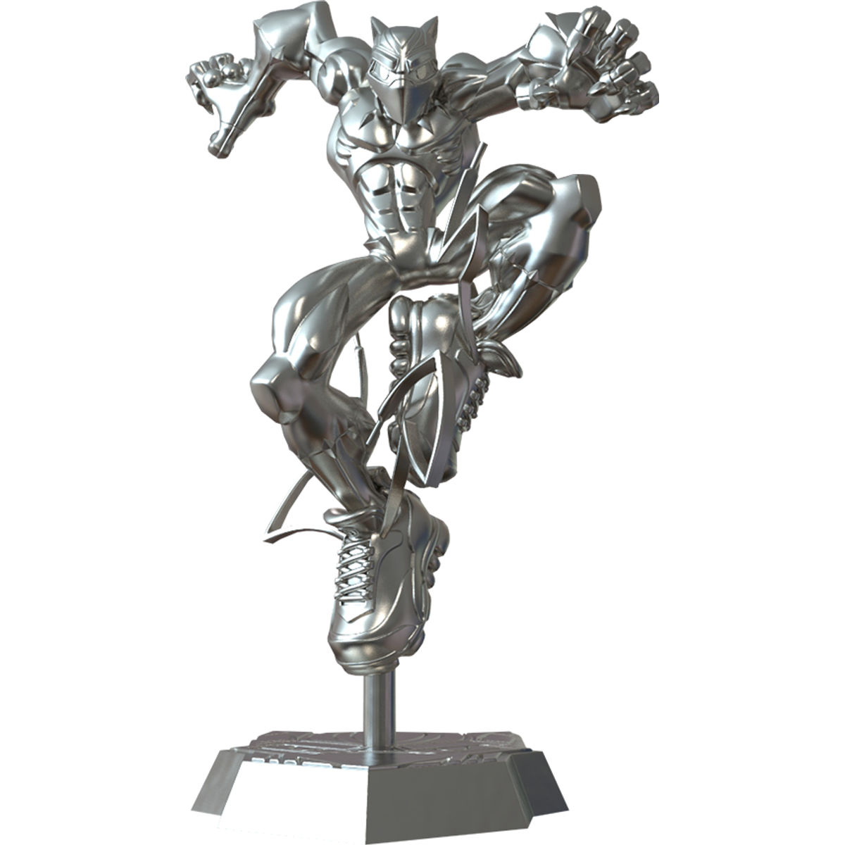 48" Giant Silver T'Challa