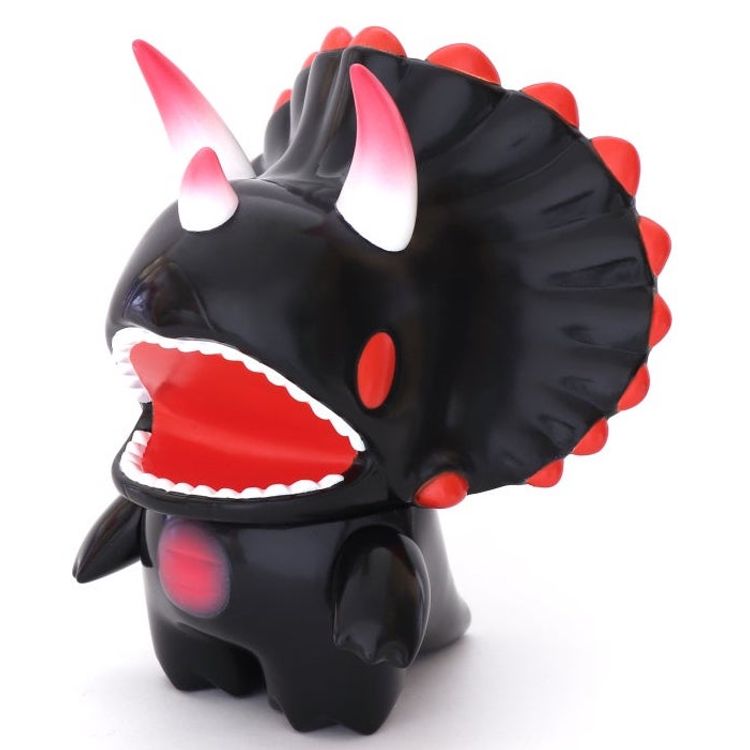 Solid Black Little Tri-Dino by Ziqi