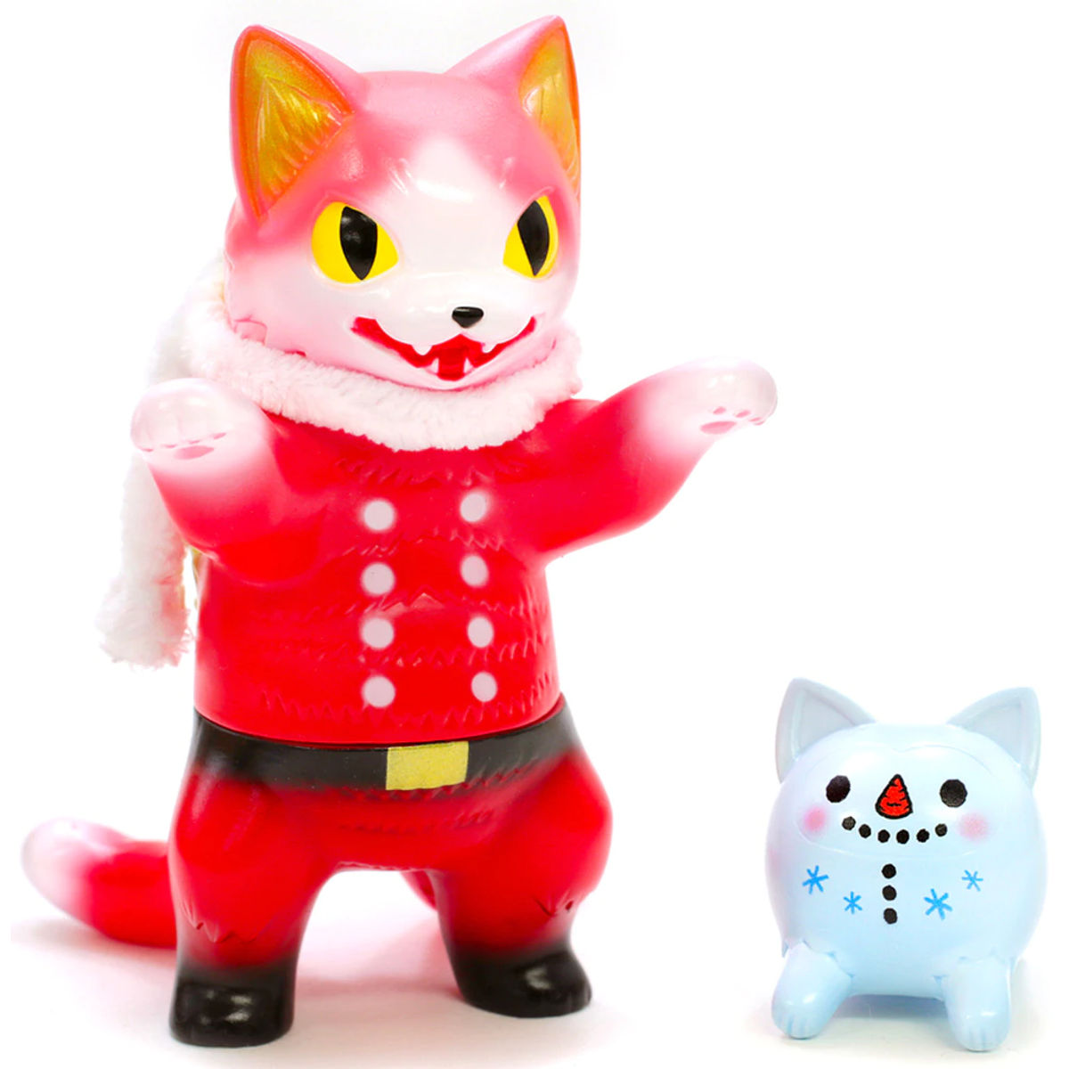 Negora Santa & Cat Daruma Snowman